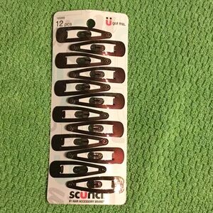 NWOT Scunci Dark Hair Clips Pack